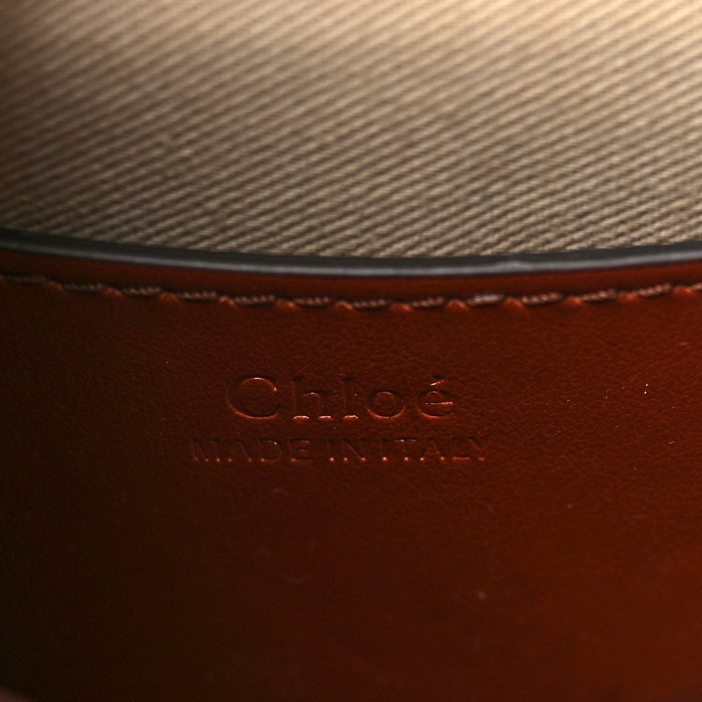 Calfskin Small Tess Bag Sepia Brown