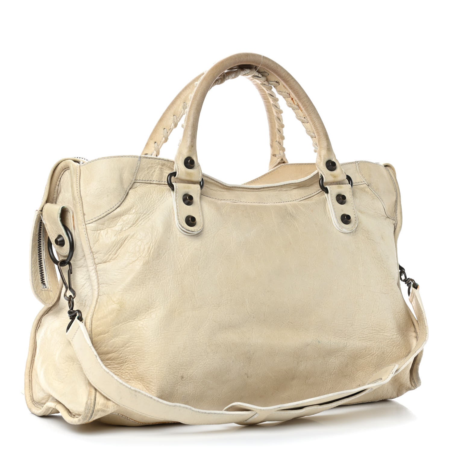 Balenciaga Agneau Classic Hardware City Calcaire 2 of 14