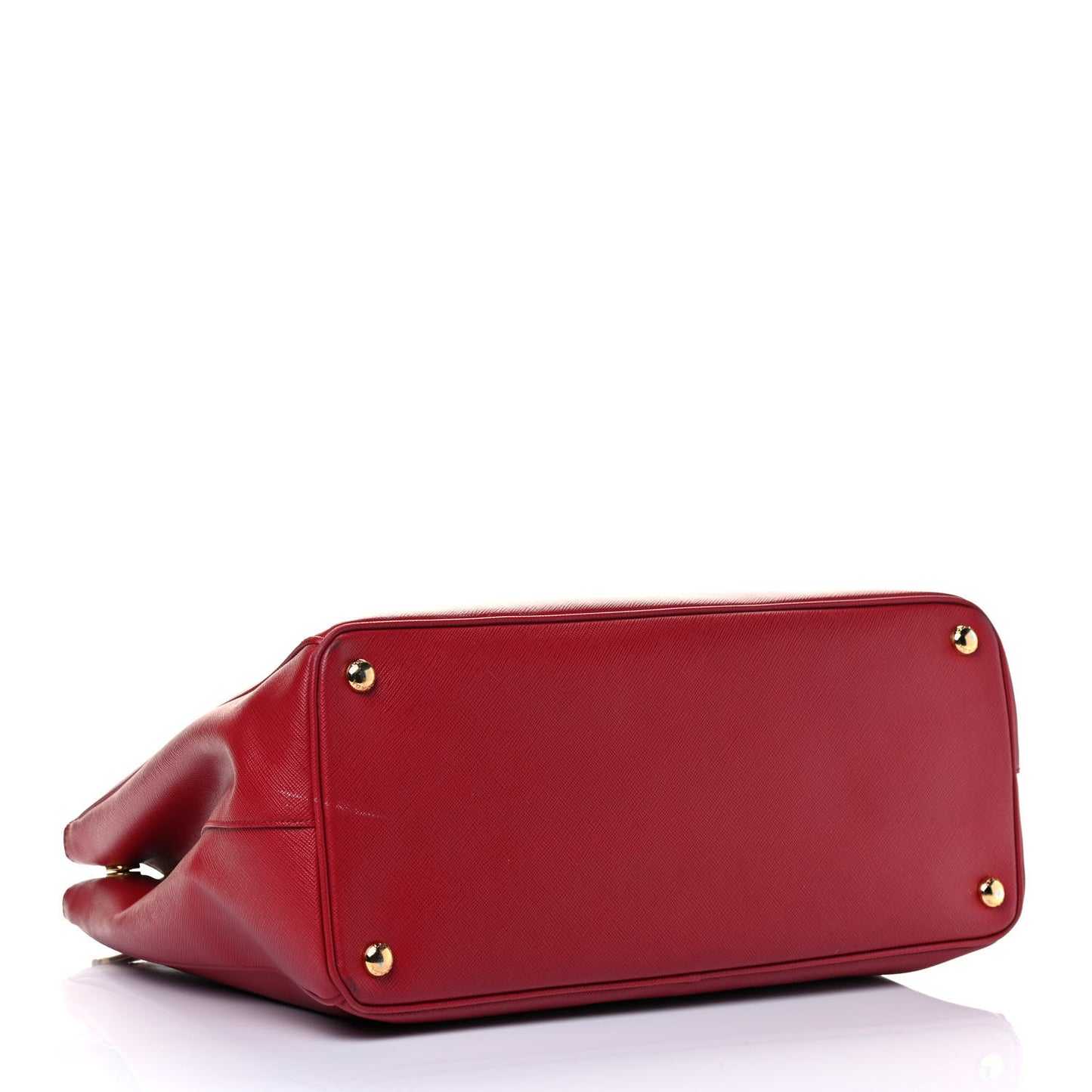Saffiano Large Galleria Double Zip Tote Fuoco