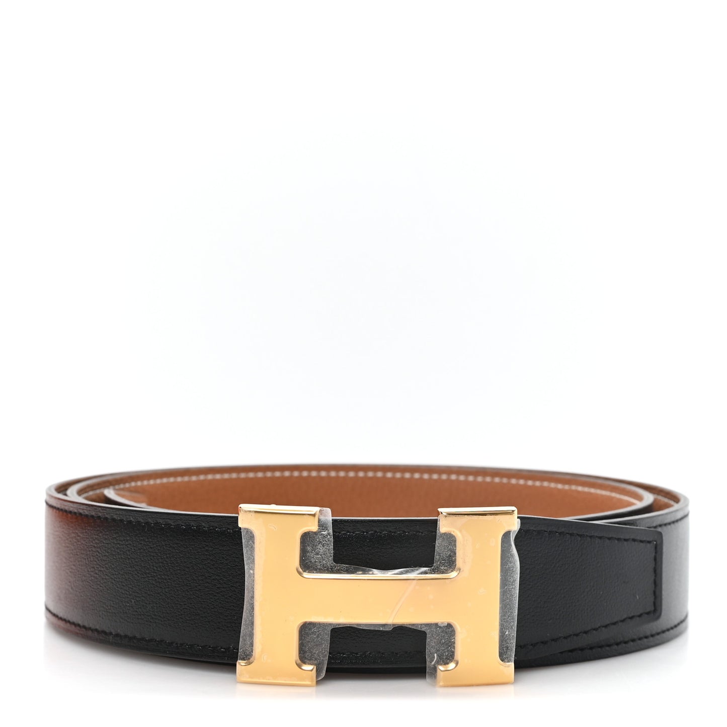 Box Togo H Belt 105 42 Black Gold