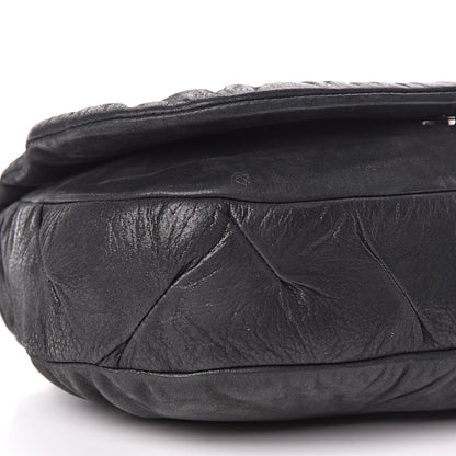 Chanel Iridescent Calfskin Glint Flap Black 9 of 11