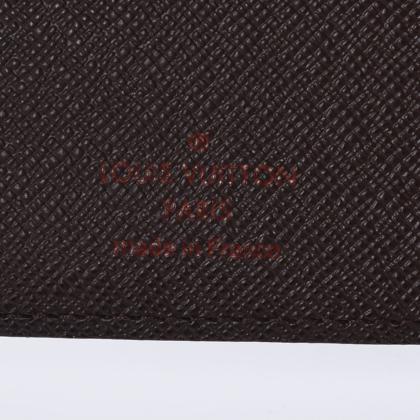 Damier Ebene Medium Ring Agenda Cover