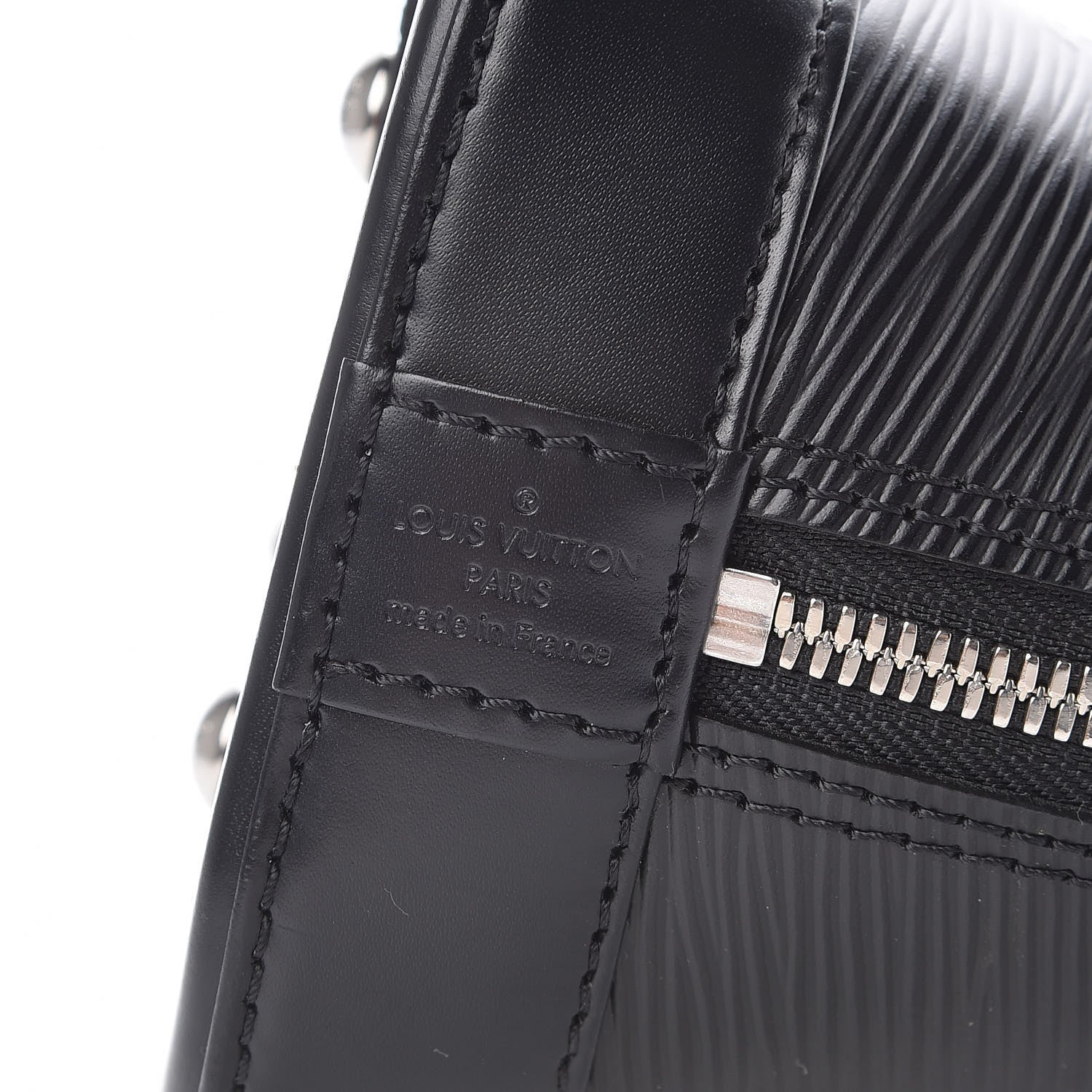 Louis Vuitton Epi Alma BB Black 6 of 12