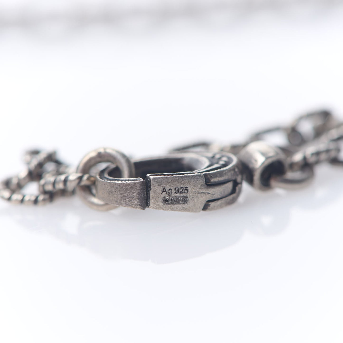 Sterling Silver G-Cube Pendant Necklace