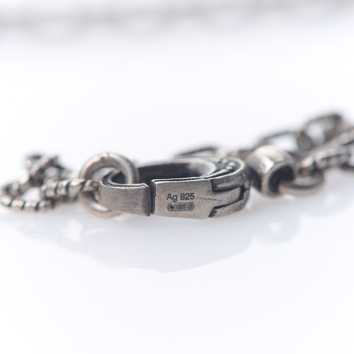 Gucci Sterling Silver G-Cube Pendant Necklace 4 of 6