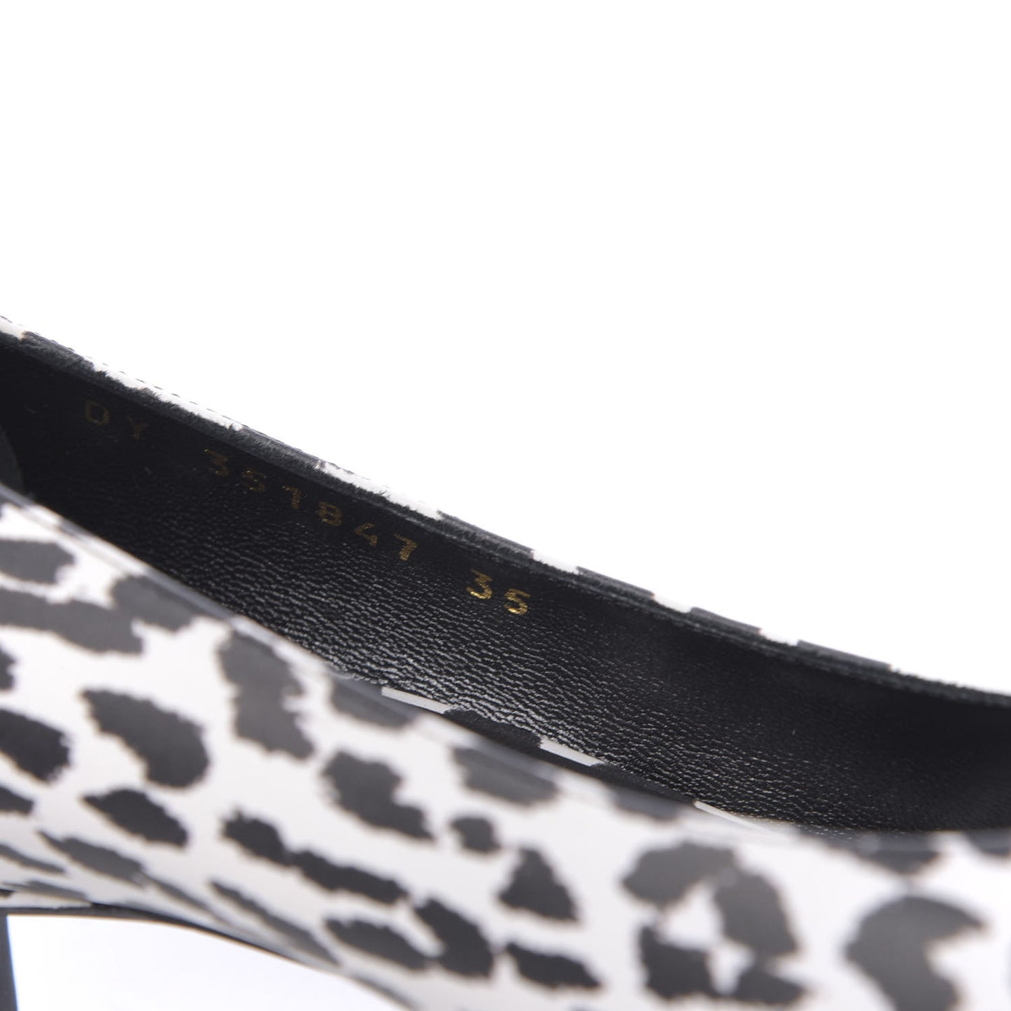 Soft Calfskin Baby Cat Paris 50 Pumps 35 Bianco White Black