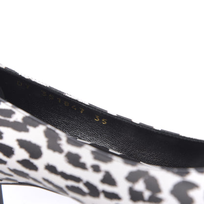 Saint Laurent Soft Calfskin Baby Cat Paris 50 Pumps 35 Bianco White Black 7 of 8