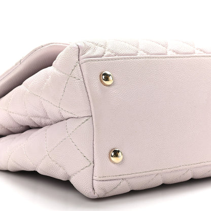 Chanel Caviar Quilted Small Coco Handle Flap Lilas Lilac 9 of 9