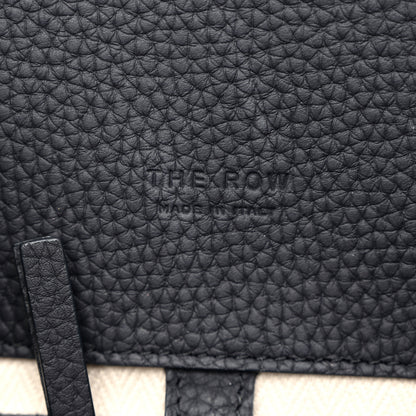 The Row Matte Grained Calfskin Soft Margaux 12 Marine 6 of 9