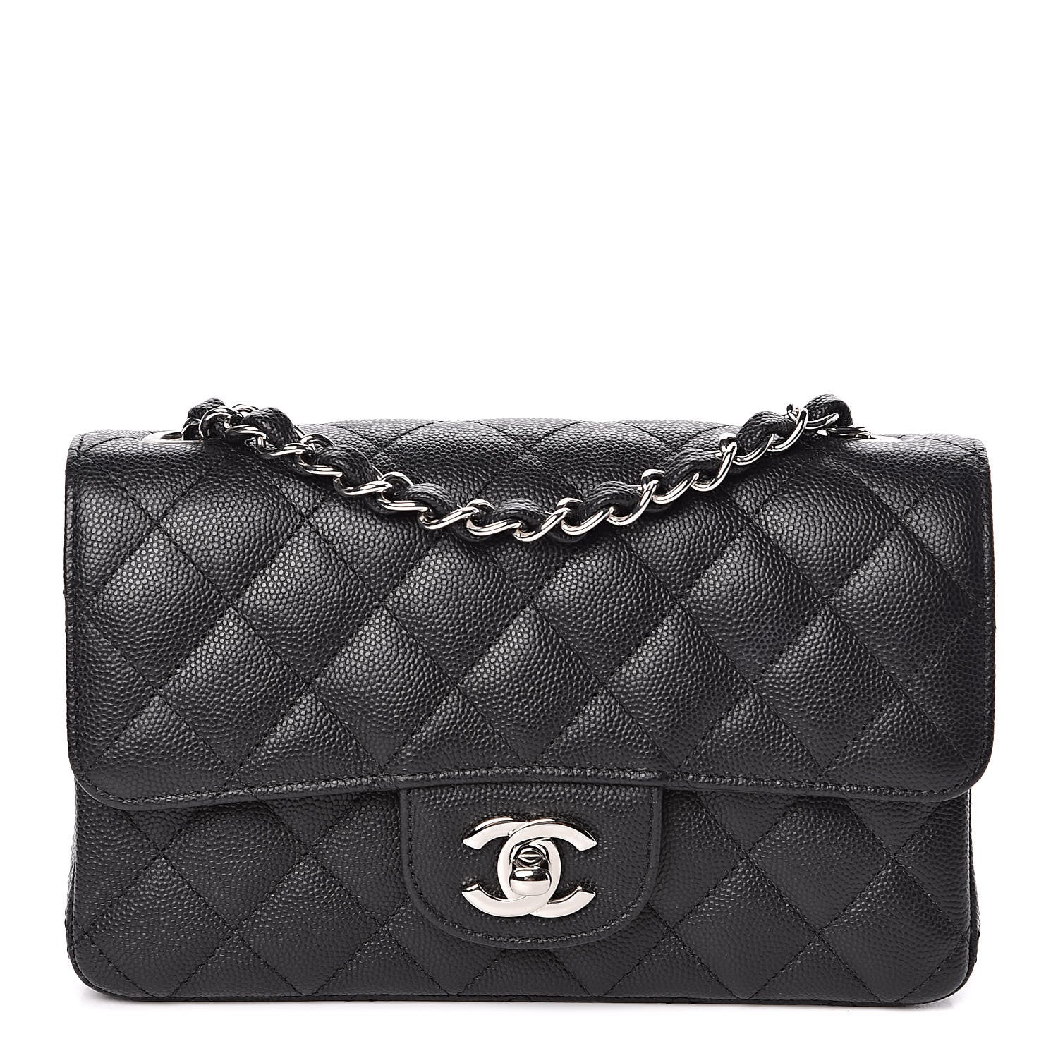 Chanel Caviar Quilted Mini Rectangular Flap Black 1 of 11