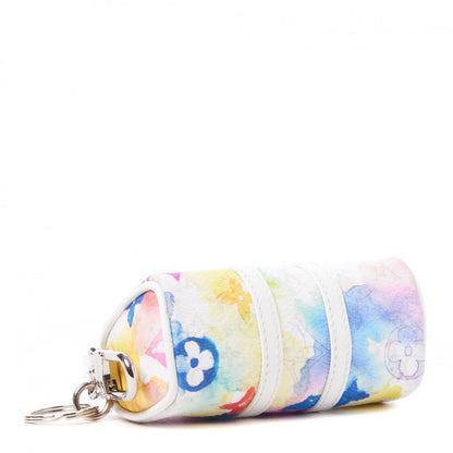 Louis Vuitton Monogram Watercolor Mini Keepall Bag Charm Key Holder Multicolor 3 of 7