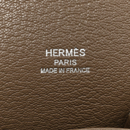 Hermes Taurillon Clemence Eclat Jypsiere 28 Etain Etoupe 6 of 11