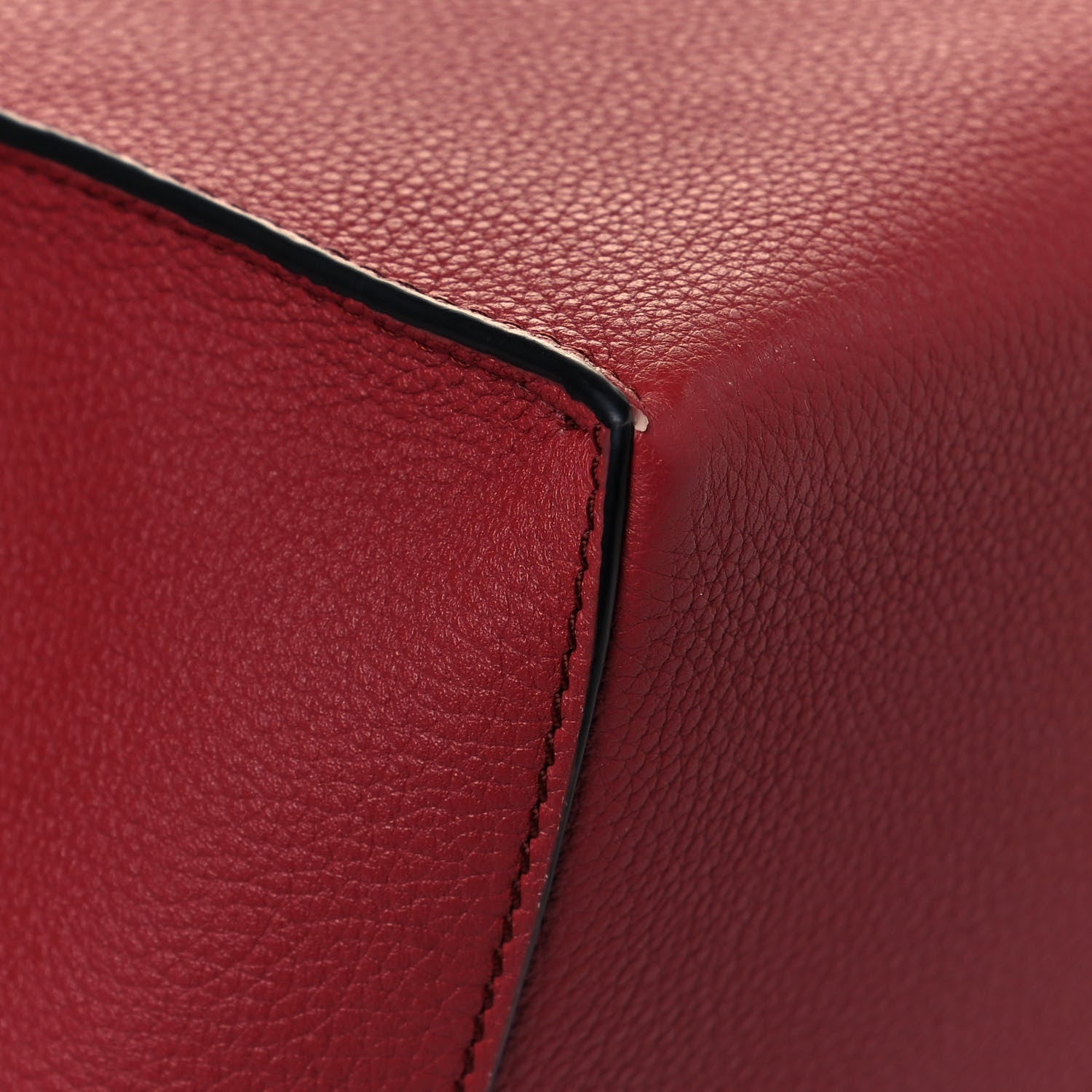 Loewe Soft Grained Calfskin Medium Cushion Tote Merlot 9 of 13