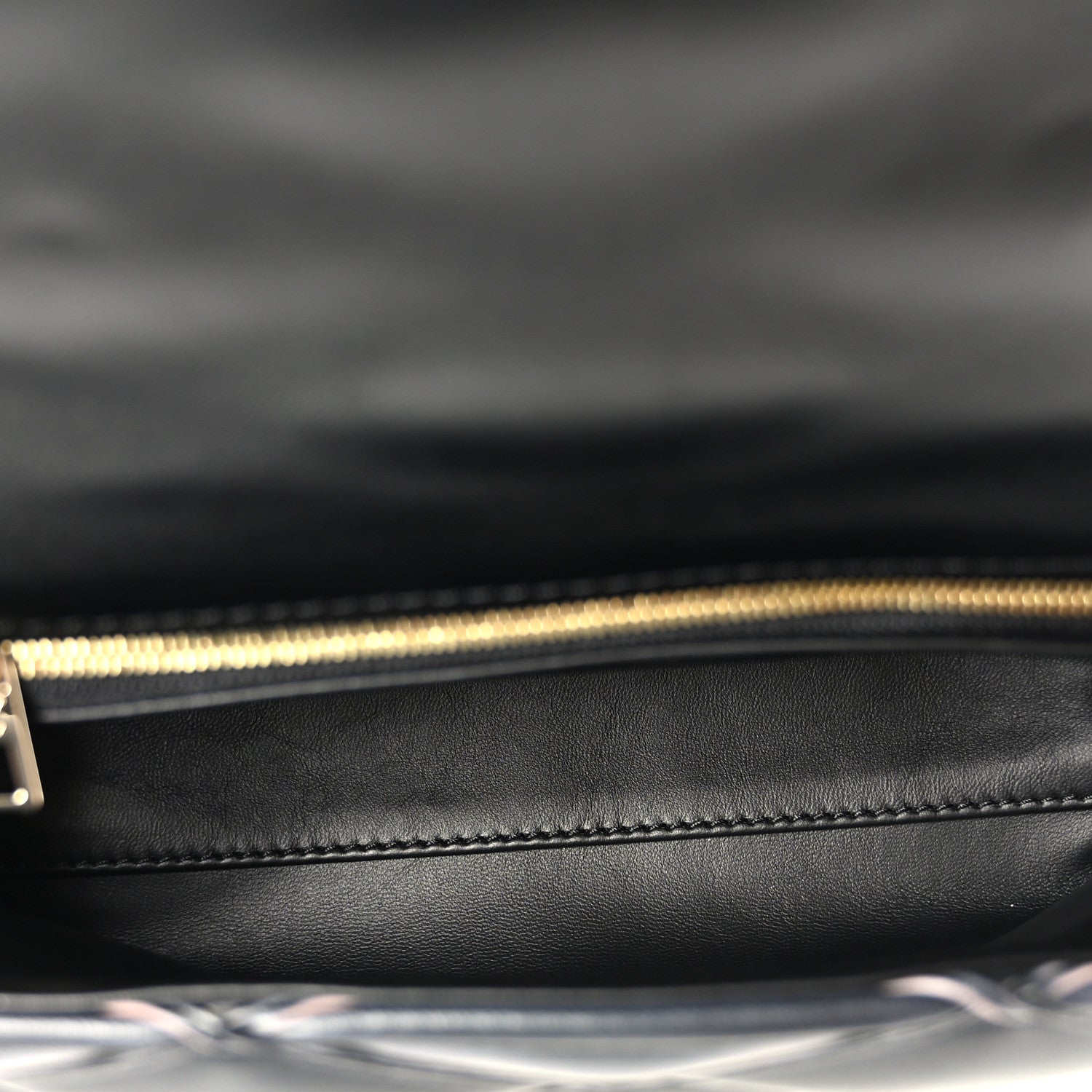 Louis Vuitton Lambskin Malletage Top Handle GO-14 MM Black Pink 5 of 9