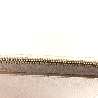 Celine Drummed Calfskin Medium Half Zip Multifunction Wallet Coin Purse Pink 11 of 11