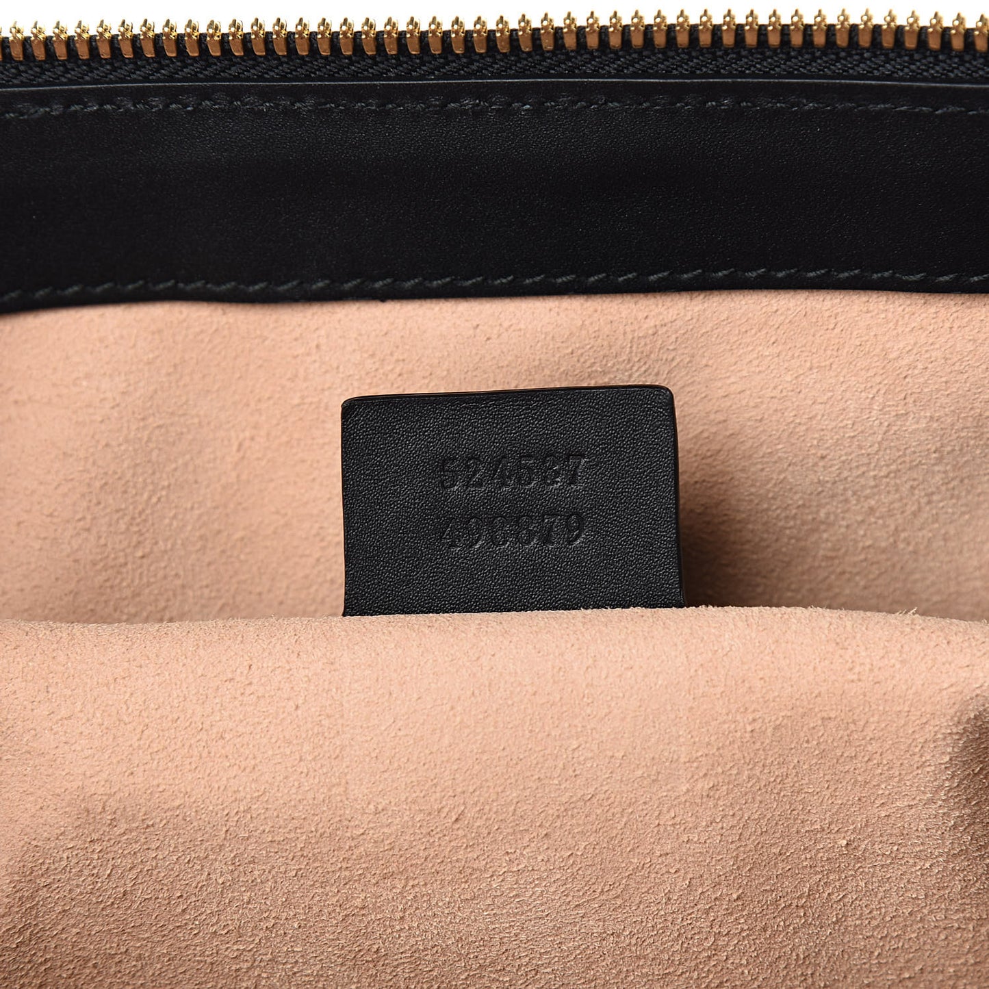 Suede Patent GG Web Medium Ophidia Tote Bag Black