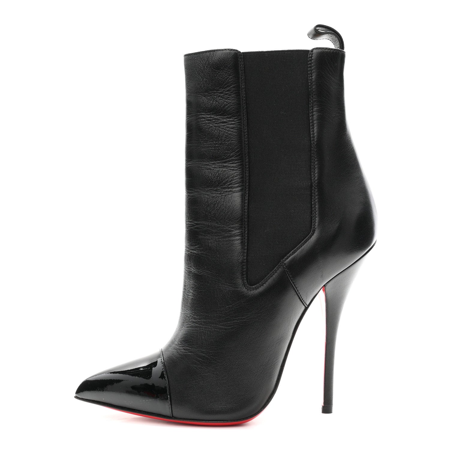 Christian Louboutin Patent Nappa Tucson 120 Boot 38.5 Black 1 of 9