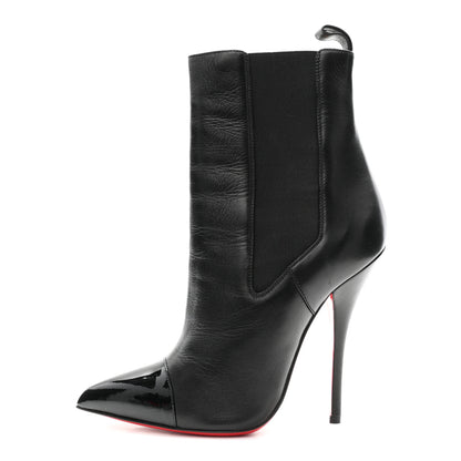 Christian Louboutin Patent Nappa Tucson 120 Boot 38.5 Black 1 of 9