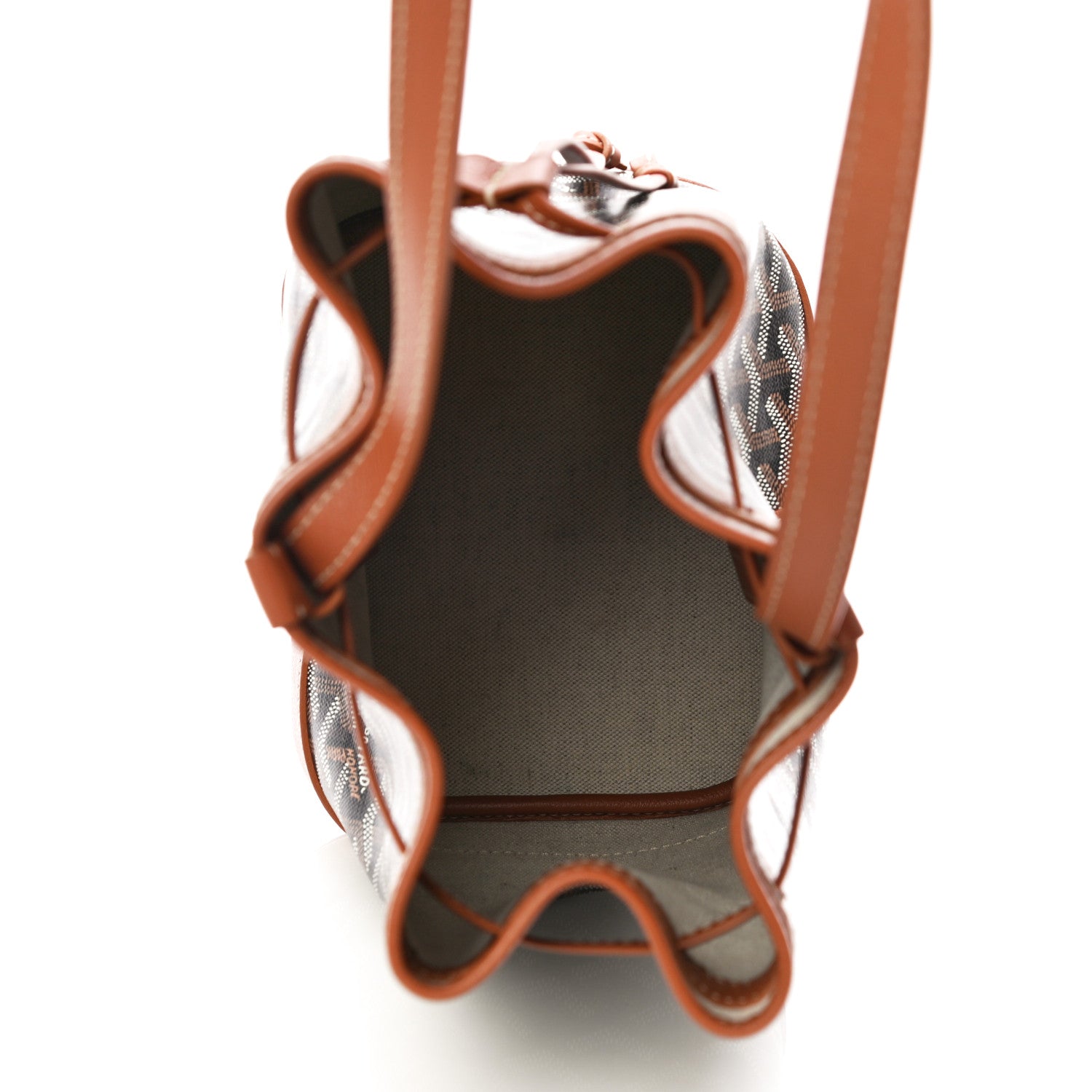 Goyard Goyardine Petit Flot Bucket Bag PM Black Gold 5 of 8