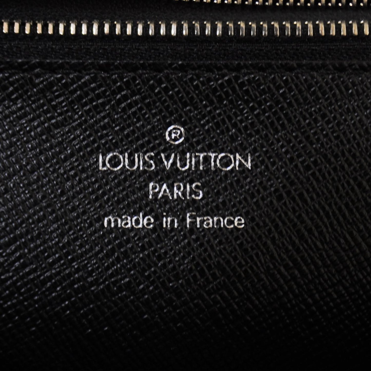 Epi Pochette Sellier Dragonne Clutch Black