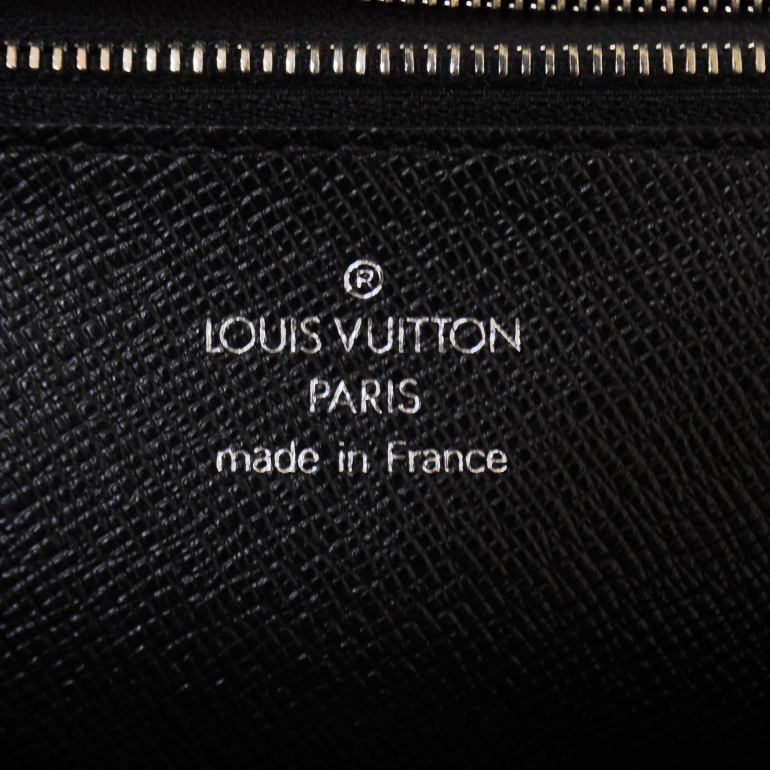 Louis Vuitton Epi Pochette Sellier Dragonne Clutch Black 7 of 9