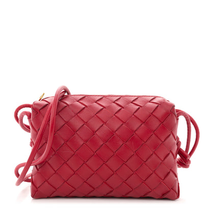 Bottega Veneta Nappa Intrecciato Mini Loop Camera Bag Apple Candy 1 of 9