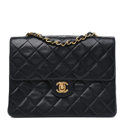 Chanel Lambskin Quilted Small Single Flap Black 1 of 4