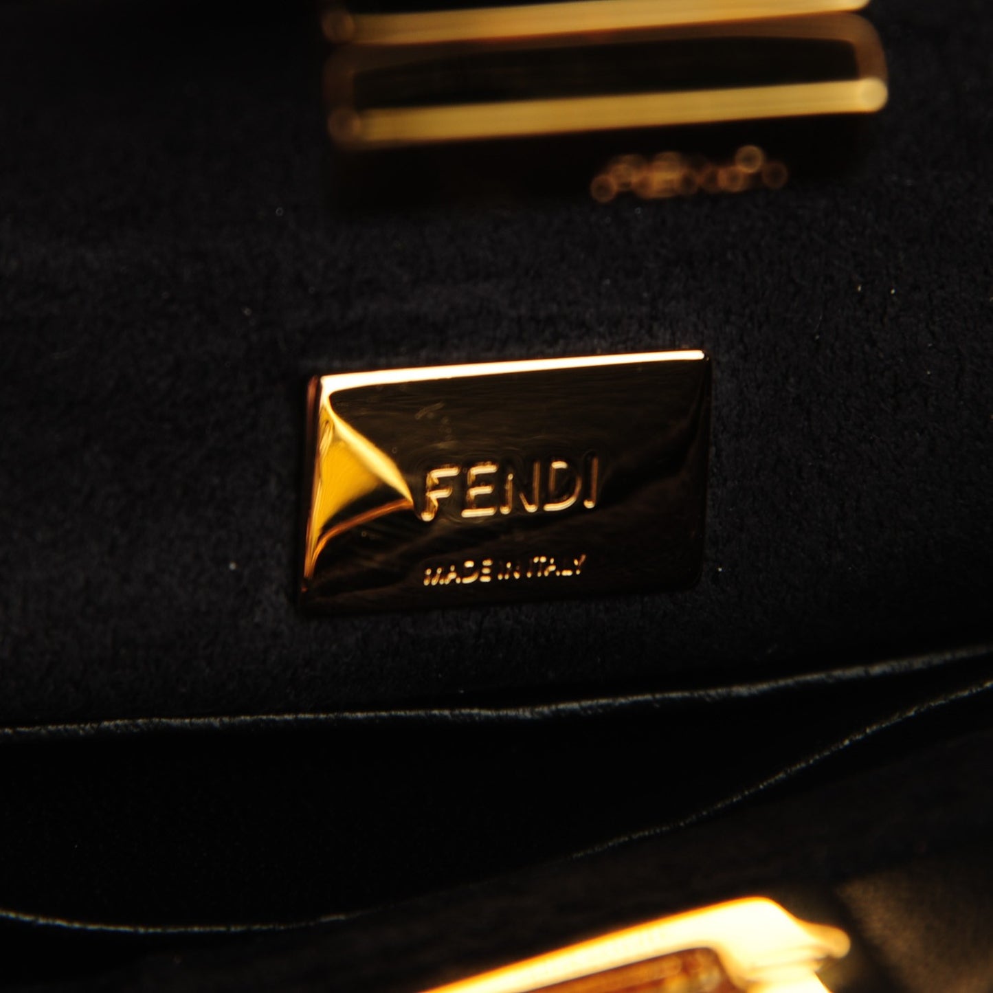 Nappa Micro Peekaboo Iconic Satchel Black