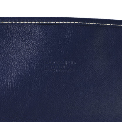 Goyard Goyardine Saint Leger Soft Briefcase Backpack Navy 6 of 10