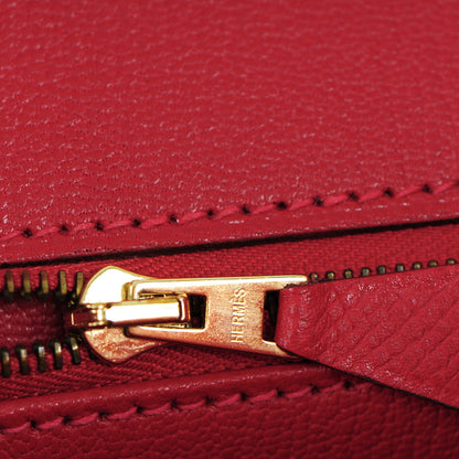 Hermes Epsom Birkin 35 Rouge Casaque 13 of 26