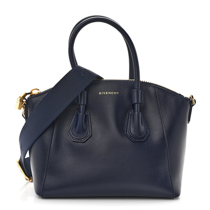 Givenchy Box Calfskin Mini Sport Antigona Top Handle Bag Navy 1 of 10