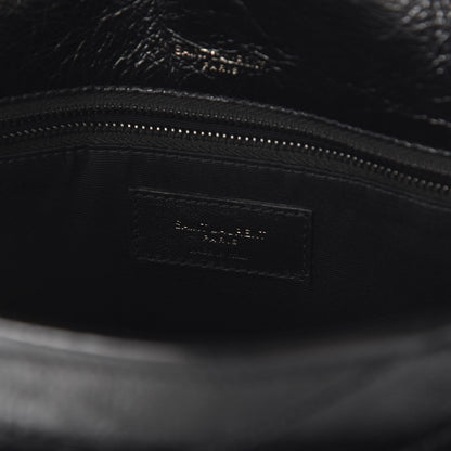 Saint Laurent Crinkled Calfskin Matelasse Monogram Medium Niki Chain Satchel Black 9 of 13