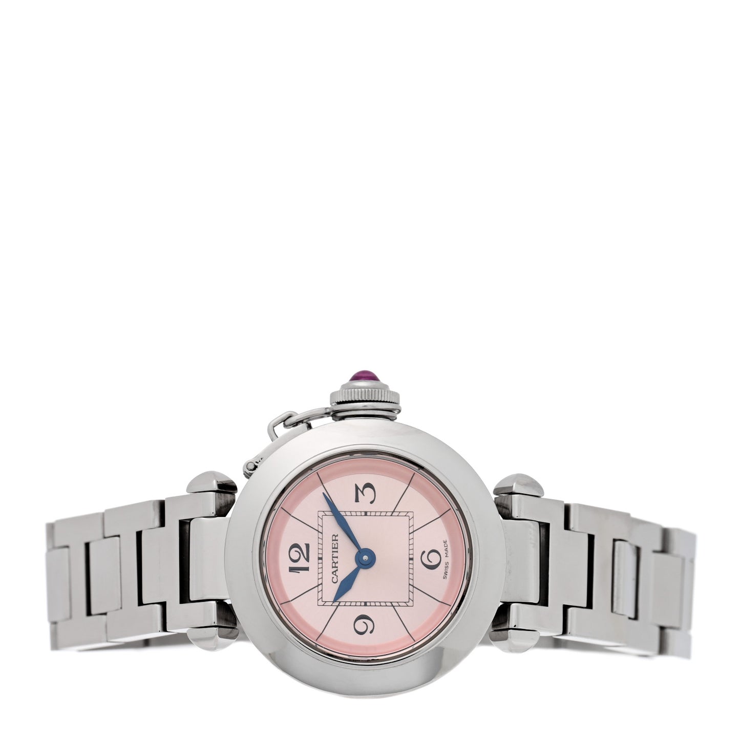 Stainless Steel 27mm Miss Pasha Quartz Watch Pink