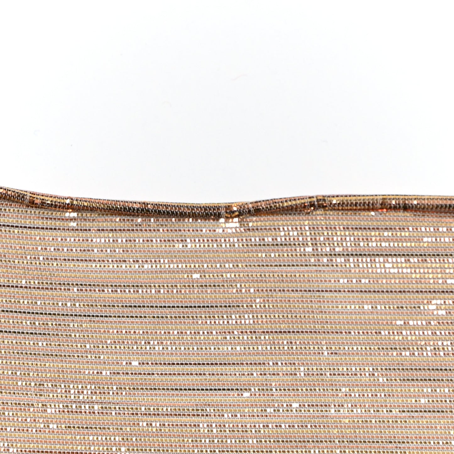 Silk Polyester Glam Ex-Libris Scarf 70 Cuivre