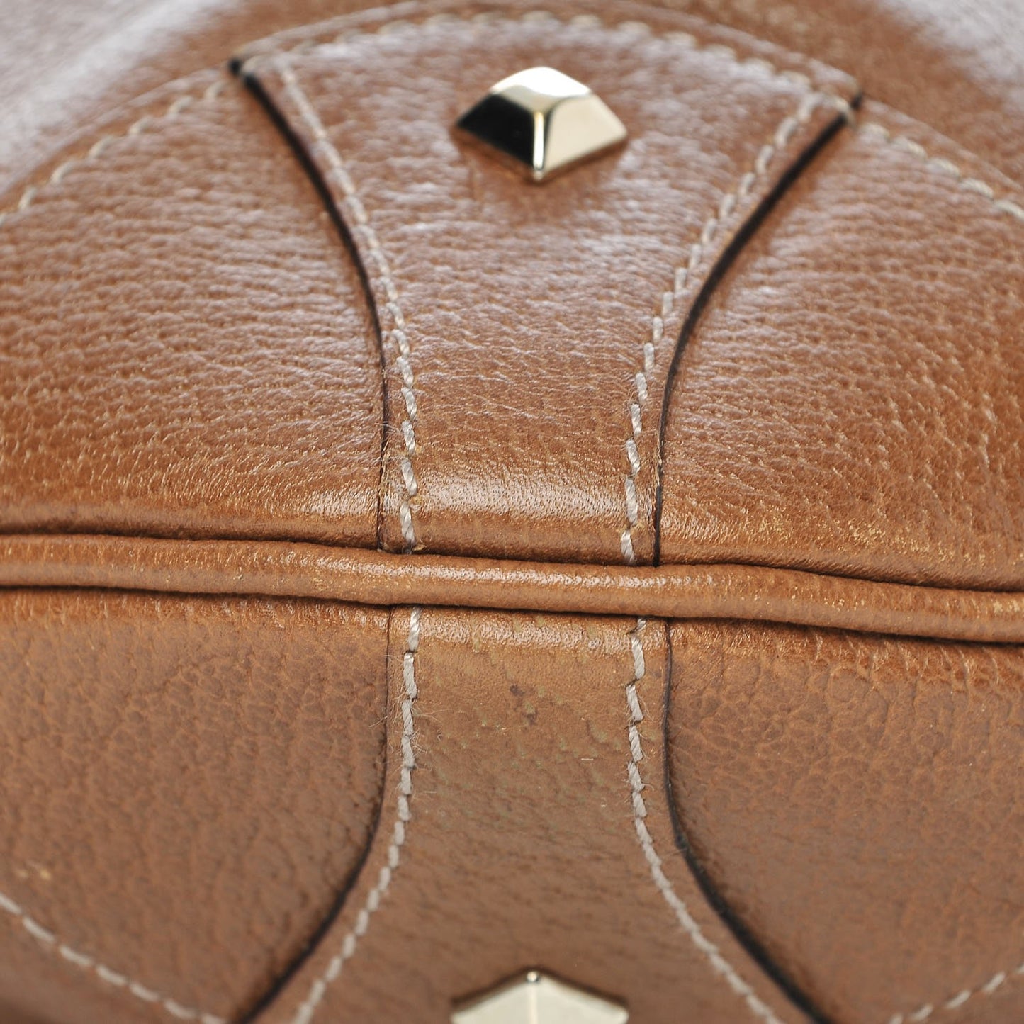 Calfskin Monogram Piston Lock Jackie O Hobo Tan