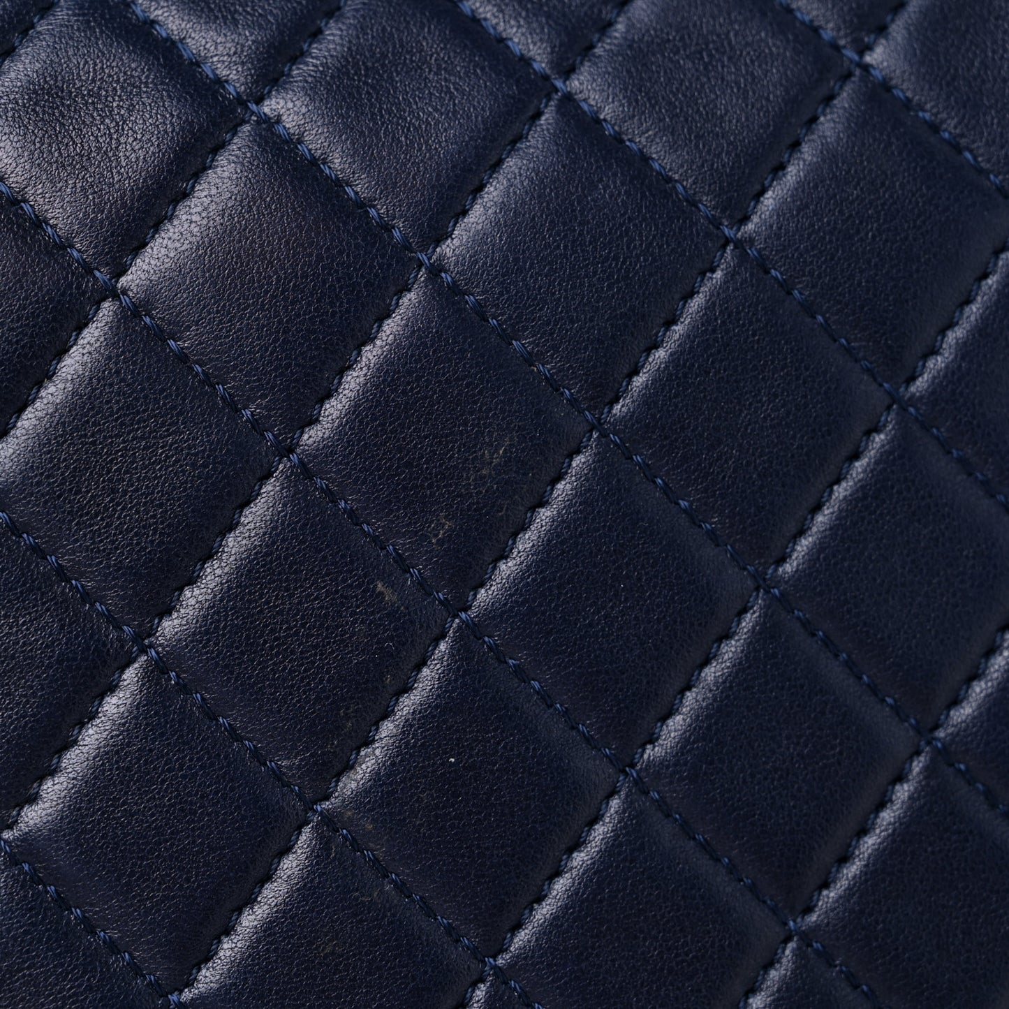 Lambskin Quilted New Medium Boy Flap Dark Blue