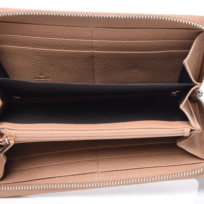 Gucci Cellarius Calfskin Bamboo Tassel Zip Around Wallet Camelia 5 of 9