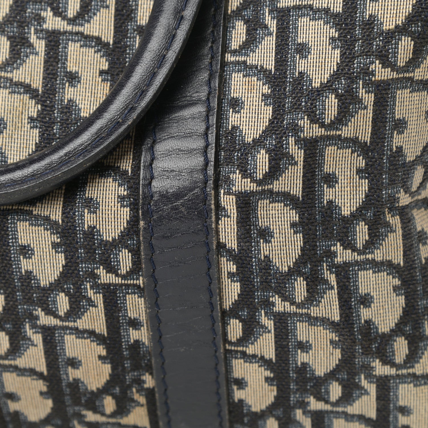 Christian Dior Monogram Boston Navy Blue 16 of 17