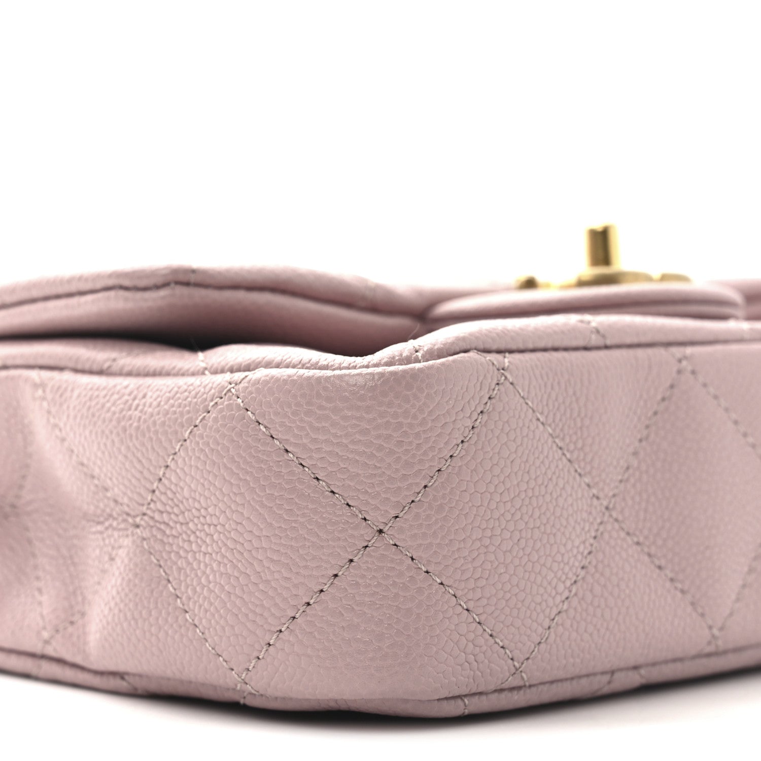 Chanel Caviar Quilted Mini Rectangular Sweetheart Flap Lilac 9 of 11