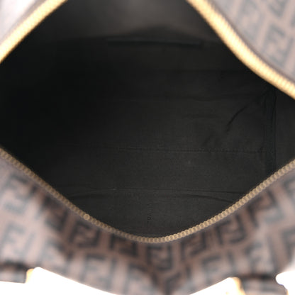 Fendi Zucchino Spalmati Forever Small Boston Moro Black 6 of 8