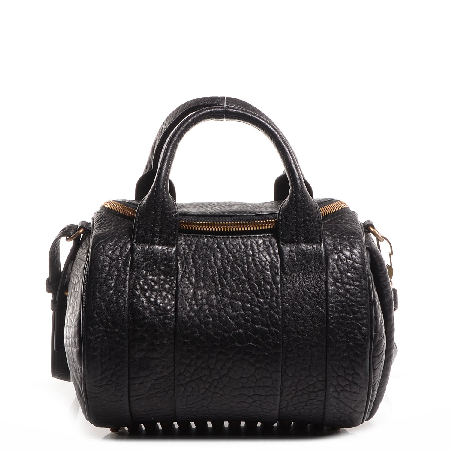 Alexander Wang Pebbled Lambskin Rockie Black w Antique Brass Hardware 1 of 8