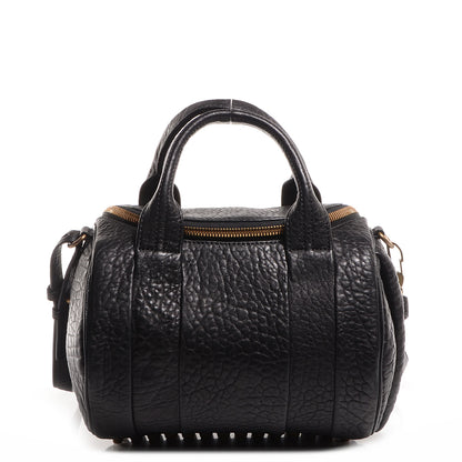 Alexander Wang Pebbled Lambskin Rockie Black w Antique Brass Hardware 1 of 8