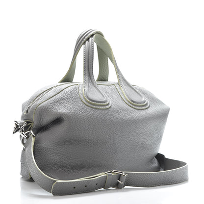 Givenchy Pebbled Calfskin Small Nightingale Pearl Grey 2 of 15