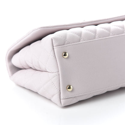 Chanel Caviar Quilted Small Coco Handle Flap Lilas Lilac 6 of 11