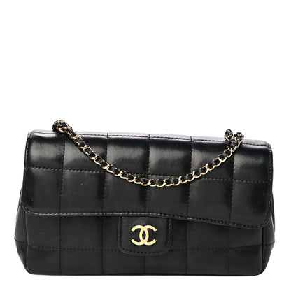 Chanel Lambskin Quilted Mini Chocolate Bar Flap Black 1 of 15