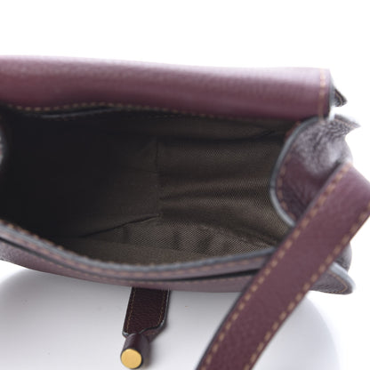 Chloe Calfskin Mini Marcie Round Crossbody Bag Dark Velvet 5 of 15