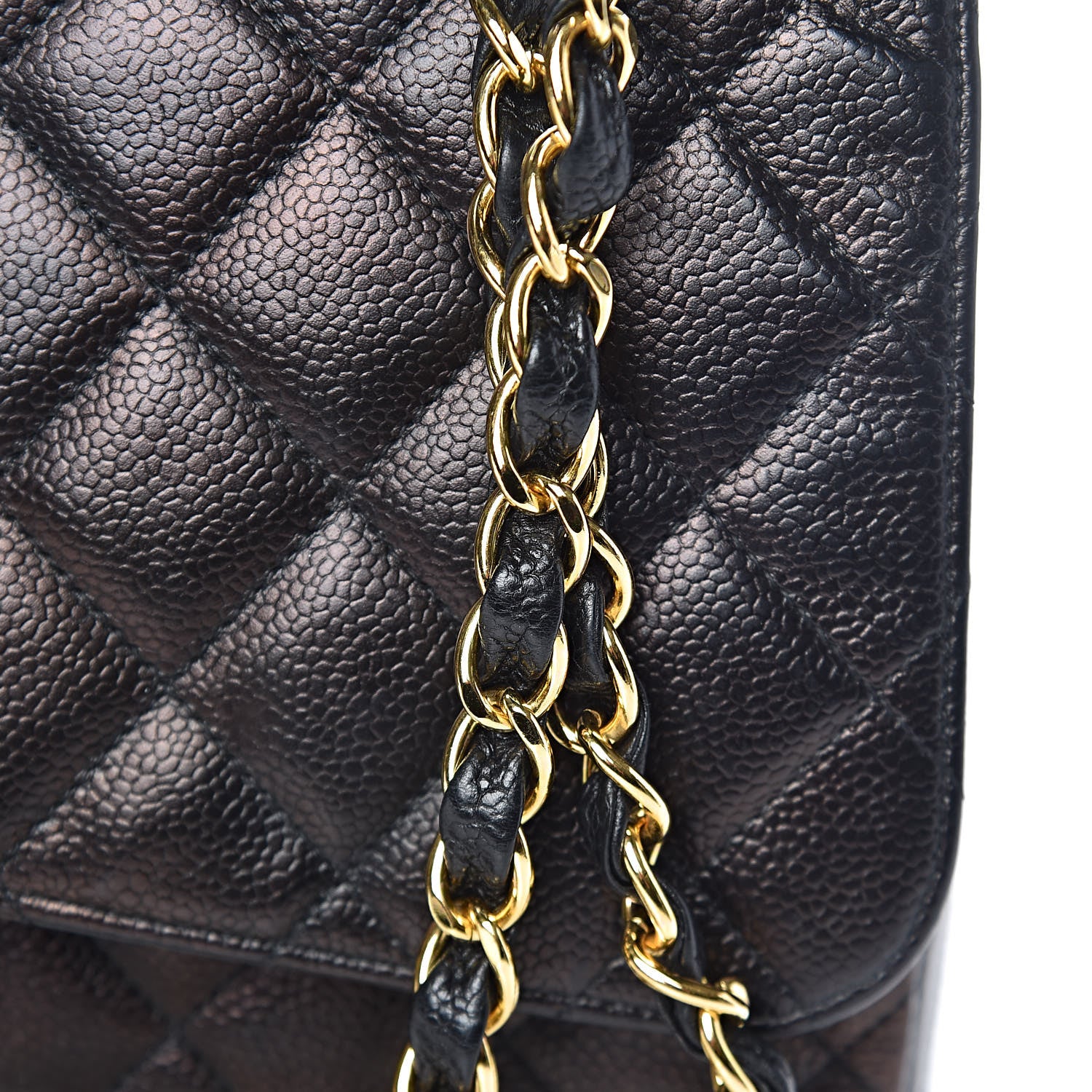 Chanel Caviar Quilted Jumbo Single Flap Black 23 of 27