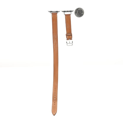 Hermes Swift Apple Watch Double Tour Strap Gold 2 of 4
