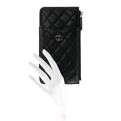 Chanel Caviar Quilted Classic iPhone Pouch Black 2 of 8