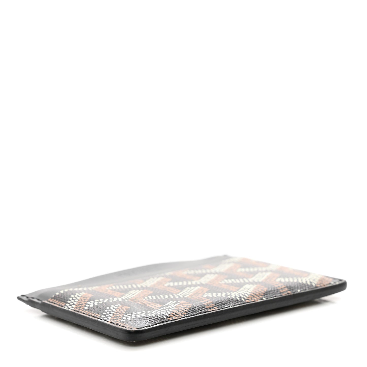 Goyardine Saint Sulpice Card Holder Black